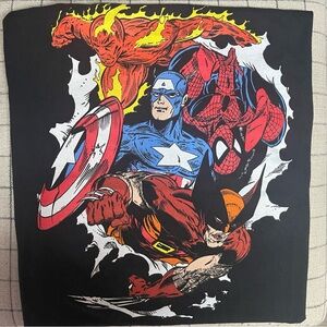 Super Rare Marvel Superheroes Graphic T-Shirt